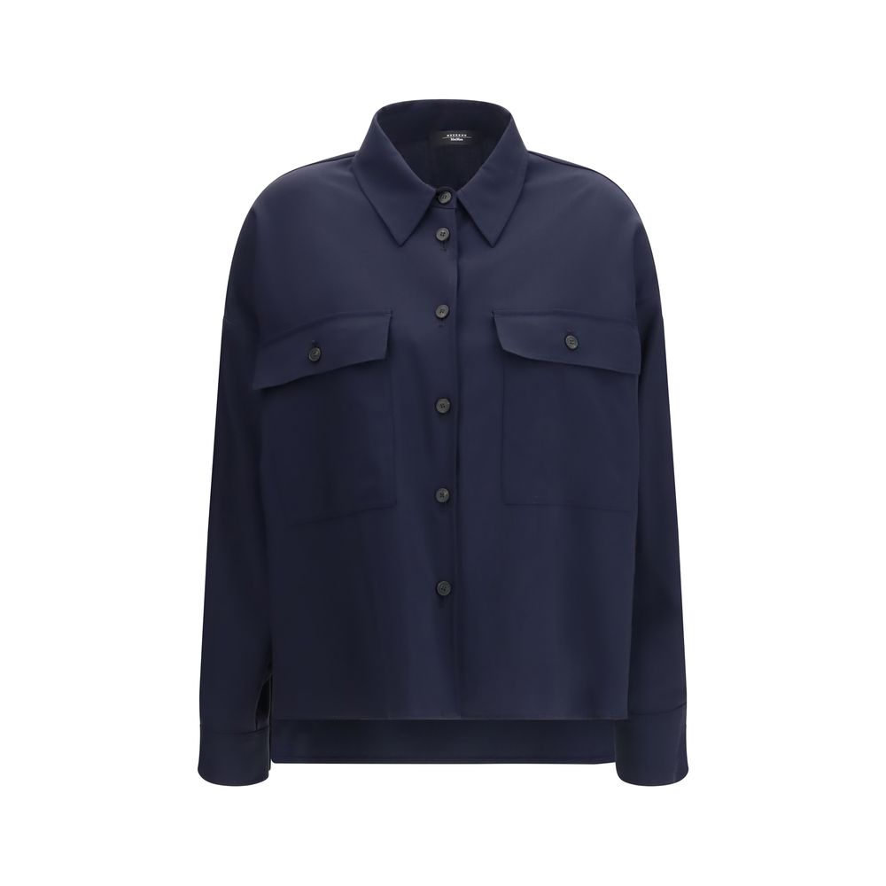 Max Mara 100% Wool jacket in navy