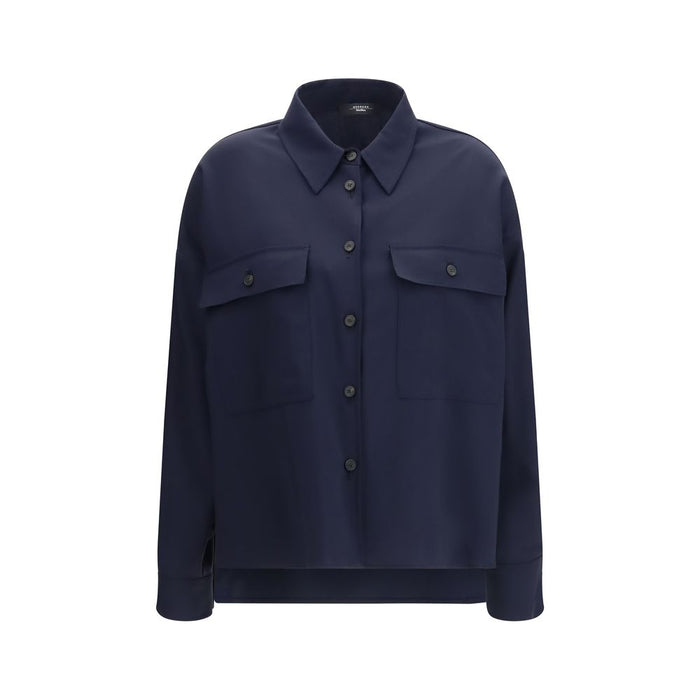 Max Mara 100% Wool jacket in navy