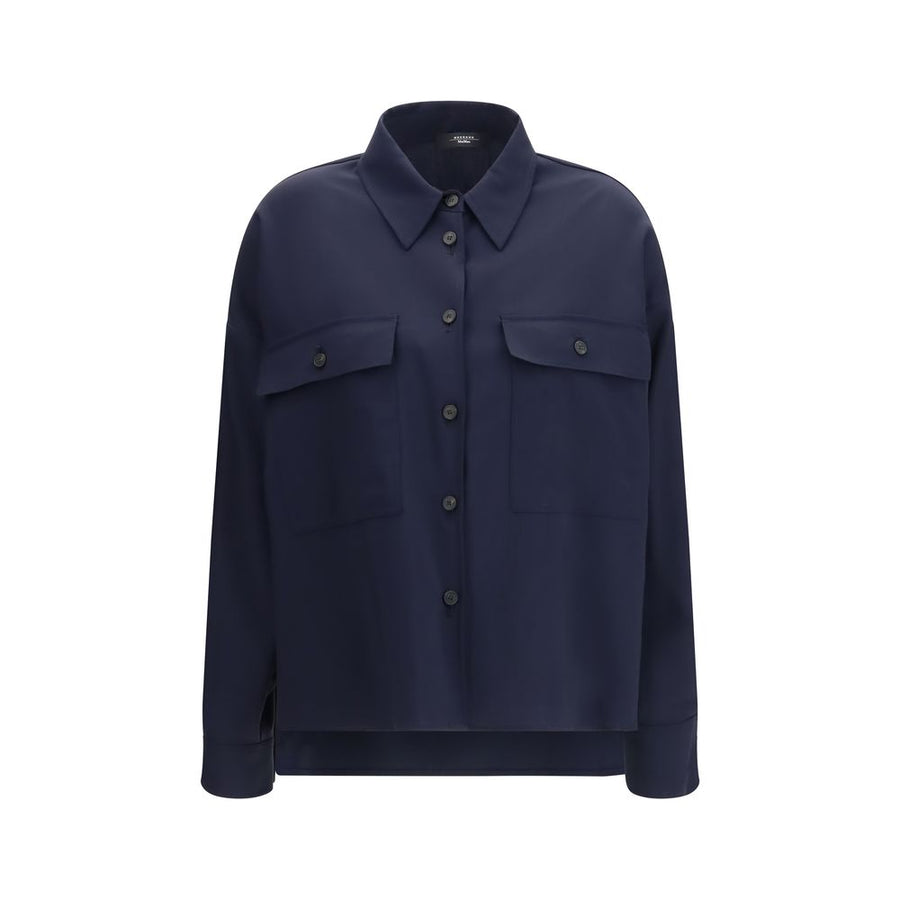 Max Mara 100% Wool jacket in navy