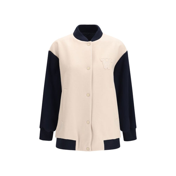 Max Mara 90% Fleece Wool Ovis Aries jacket in beige
