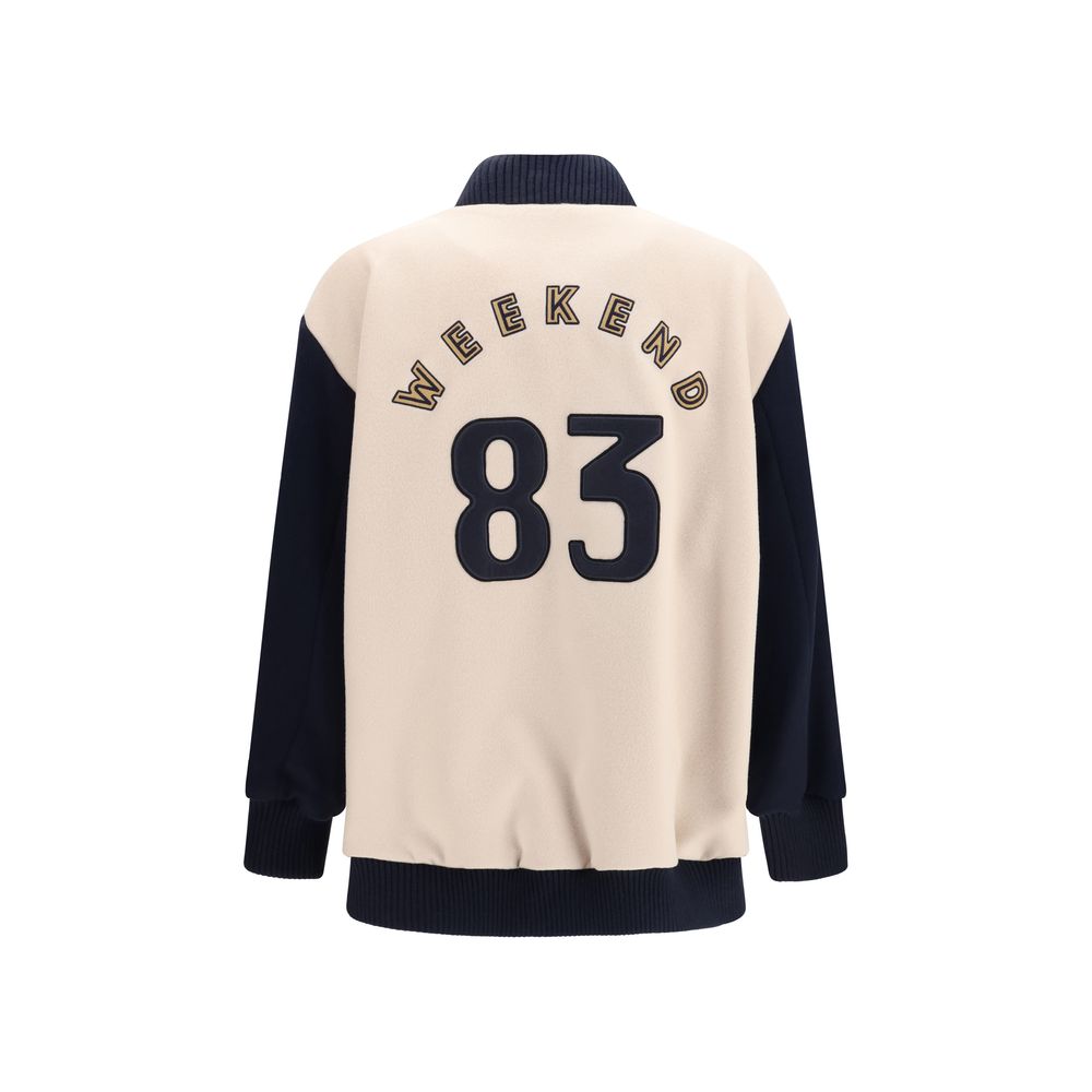 Max Mara 90% Fleece Wool Ovis Aries jacket in beige — view 2