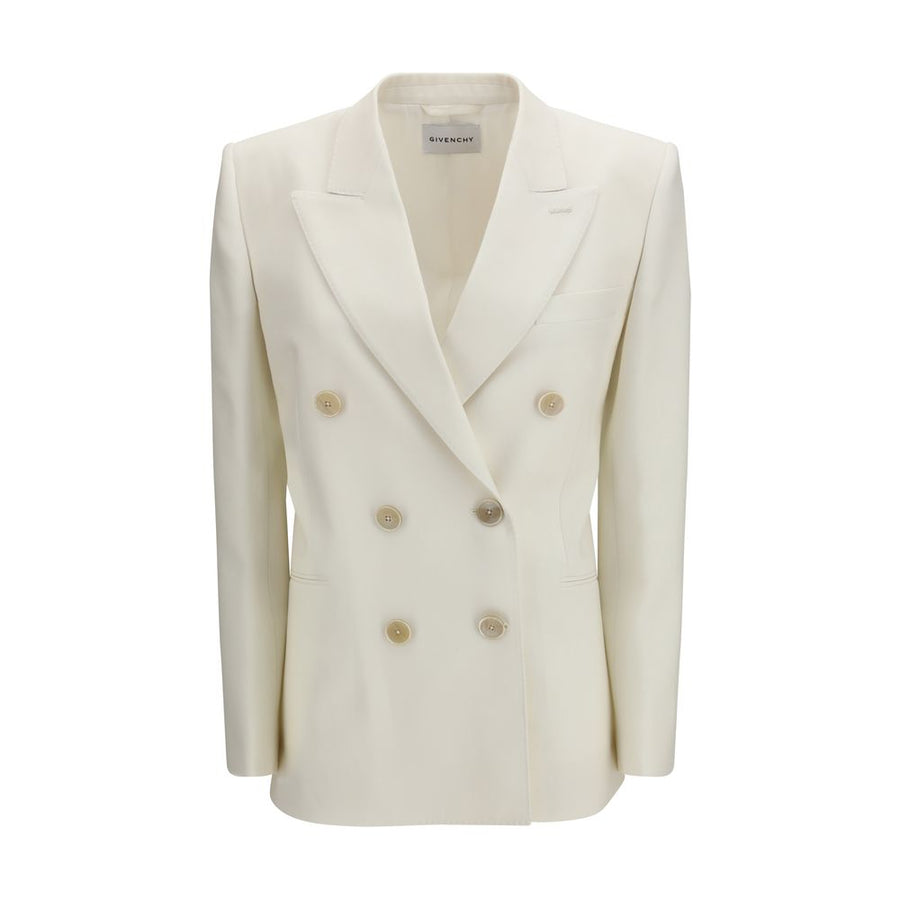 Givenchy 65% Wool Ovis Aries blazer in white