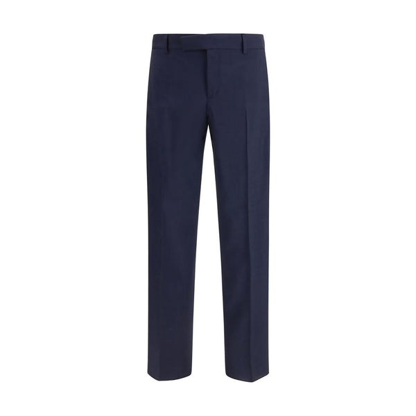 Fendi 100% Wool Ovis Aries trousers in navy