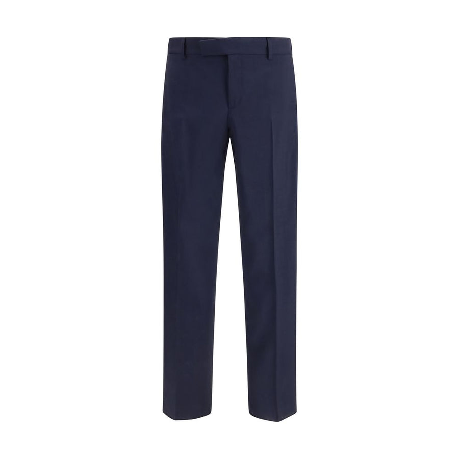 Fendi 100% Wool Ovis Aries trousers in navy