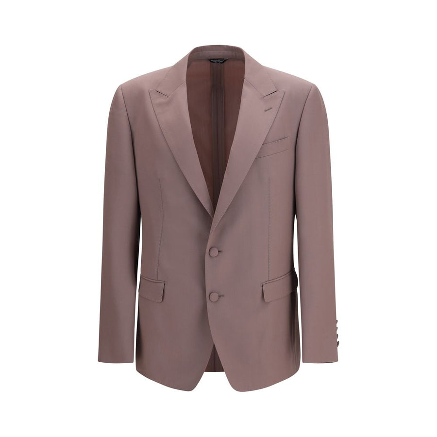 Dolce & Gabbana 100% Wool Poplin blazer in brown