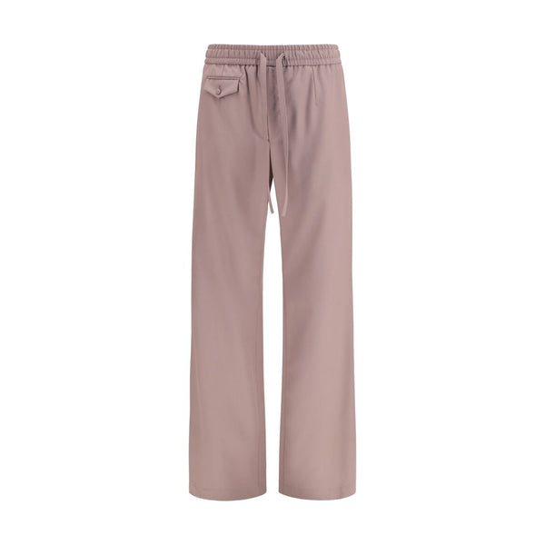 Dolce & Gabbana 100% Merino Wool joggers in brown
