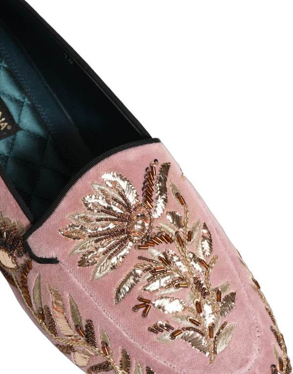 Dolce & Gabbana Leather loafer in pink
