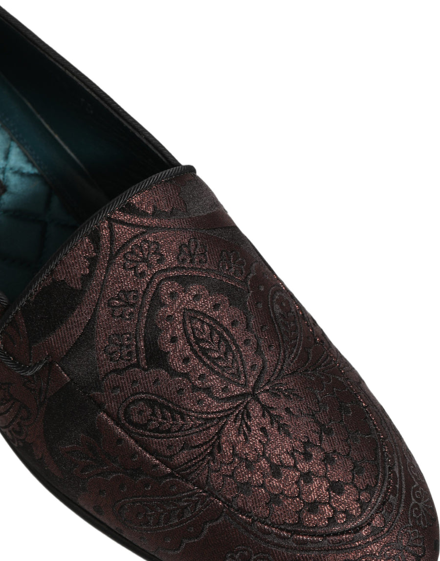 Dolce & Gabbana Leather loafer in burgundy