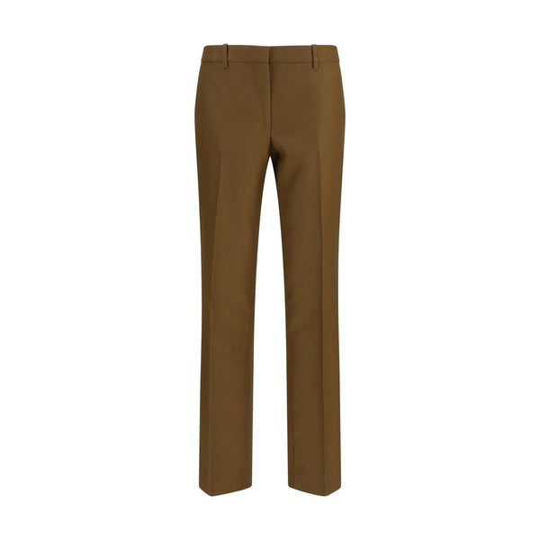 Burberry 77% Wool Ovis Aries trousers in brown