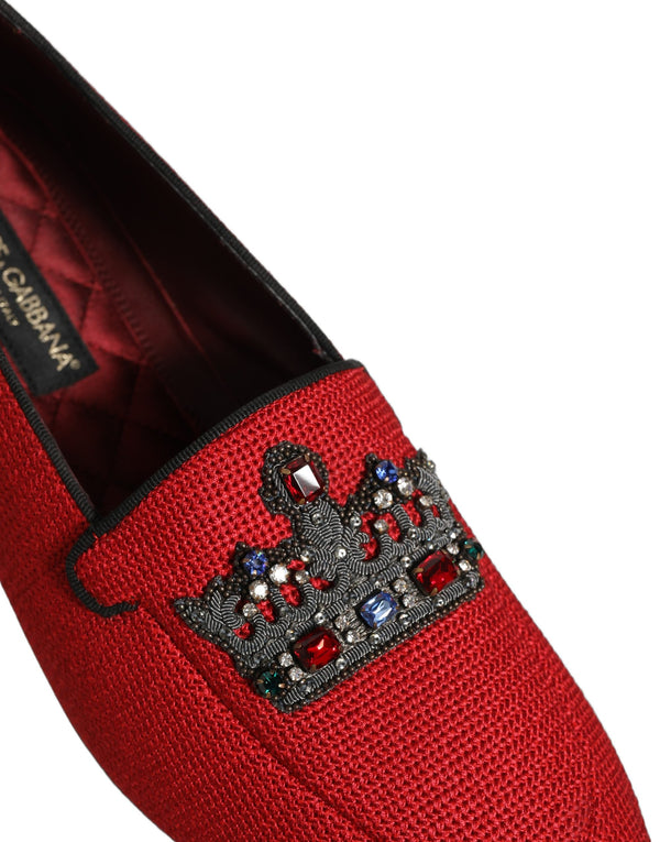 Dolce & Gabbana Leather loafer in red