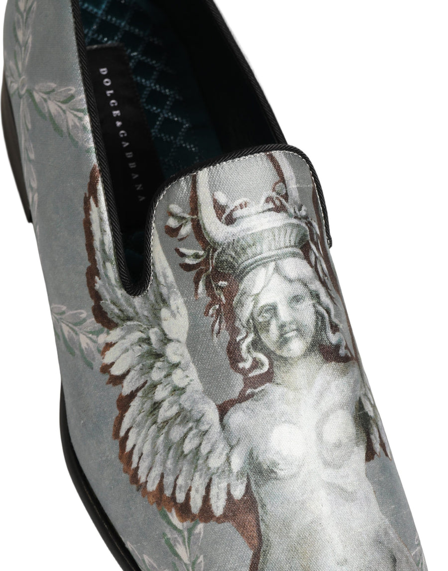 Dolce & Gabbana Leather loafer in gray