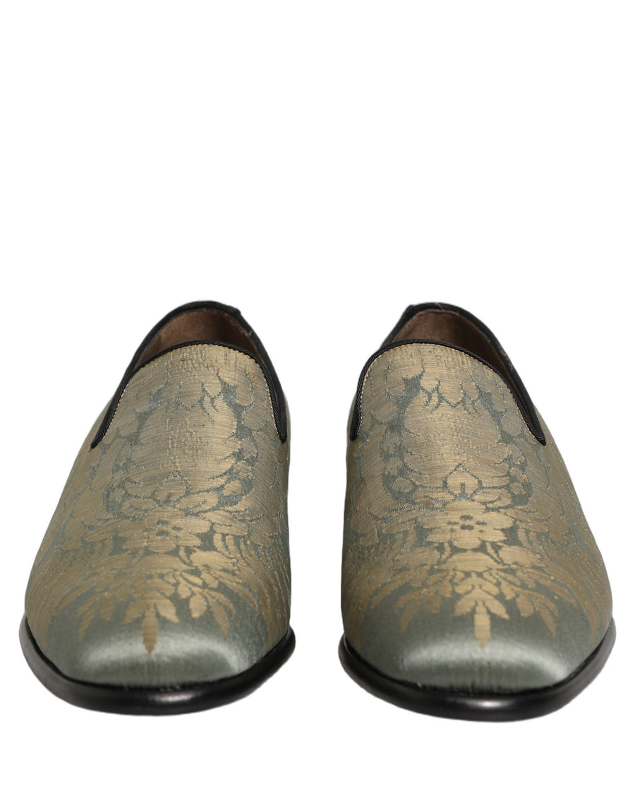 Dolce & Gabbana Leather loafer in gold
