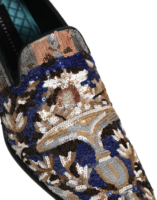 Dolce & Gabbana Leather loafer in multicolor