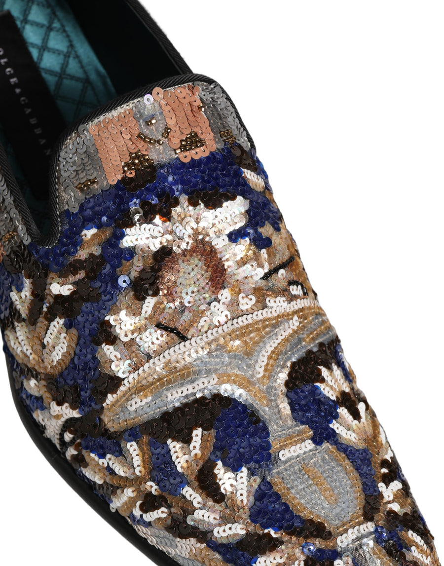 Dolce & Gabbana Leather loafer in multicolor