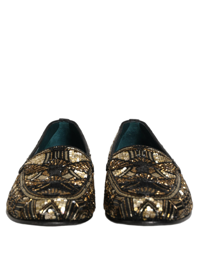 Dolce & Gabbana Leather loafer in black — view 2