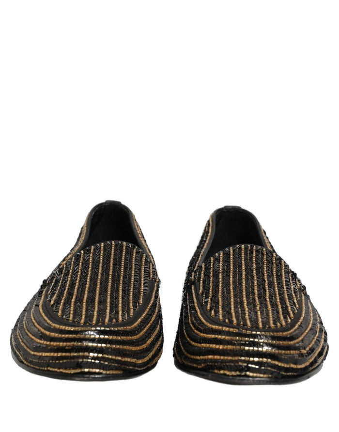 Dolce & Gabbana Leather loafer in black — view 2