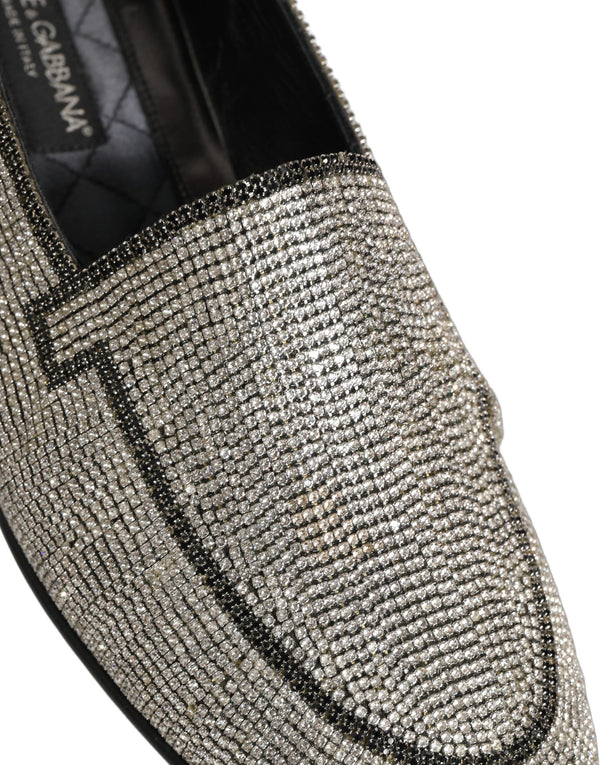 Dolce & Gabbana Leather loafer in silver