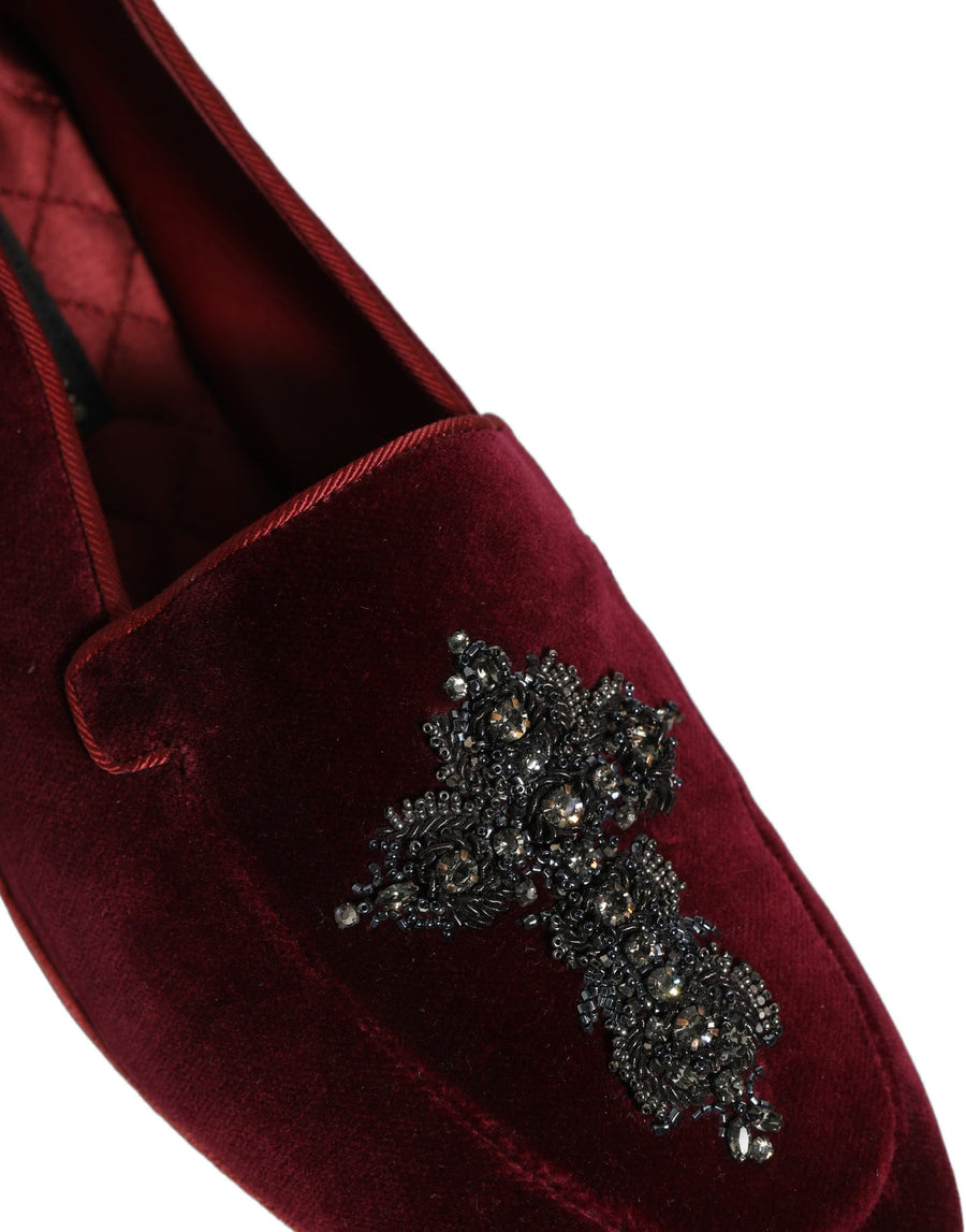 Dolce & Gabbana Suede loafer in red