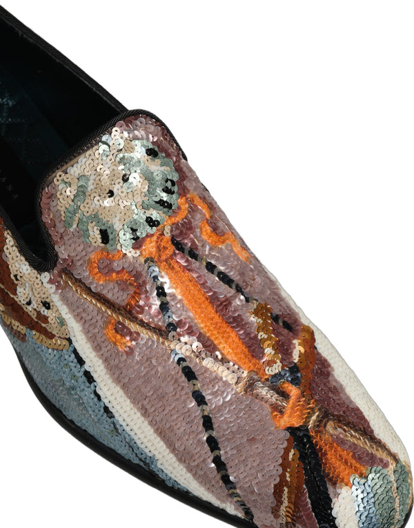 Dolce & Gabbana Leather loafer in multicolor