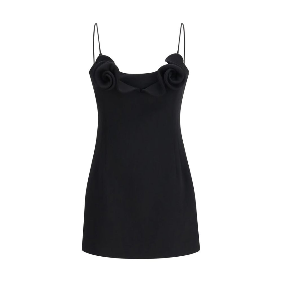 Magda Butrym 94% Wool Ovis Aries dress in black