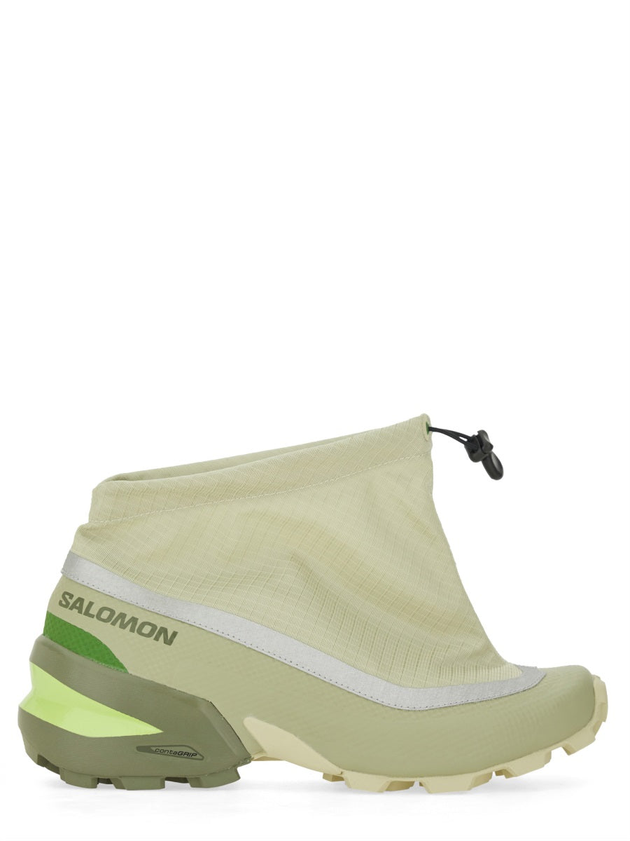 Cross Low Sneaker Green Upper Polyester Trainers