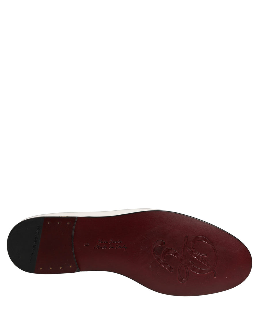 Dolce & Gabbana Leather loafer in white