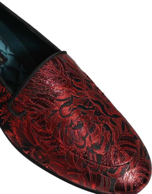 Dolce & Gabbana Leather loafer in red