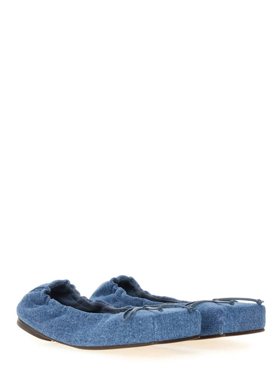 Square Dancer Denim Lining: Lambskin Shoe