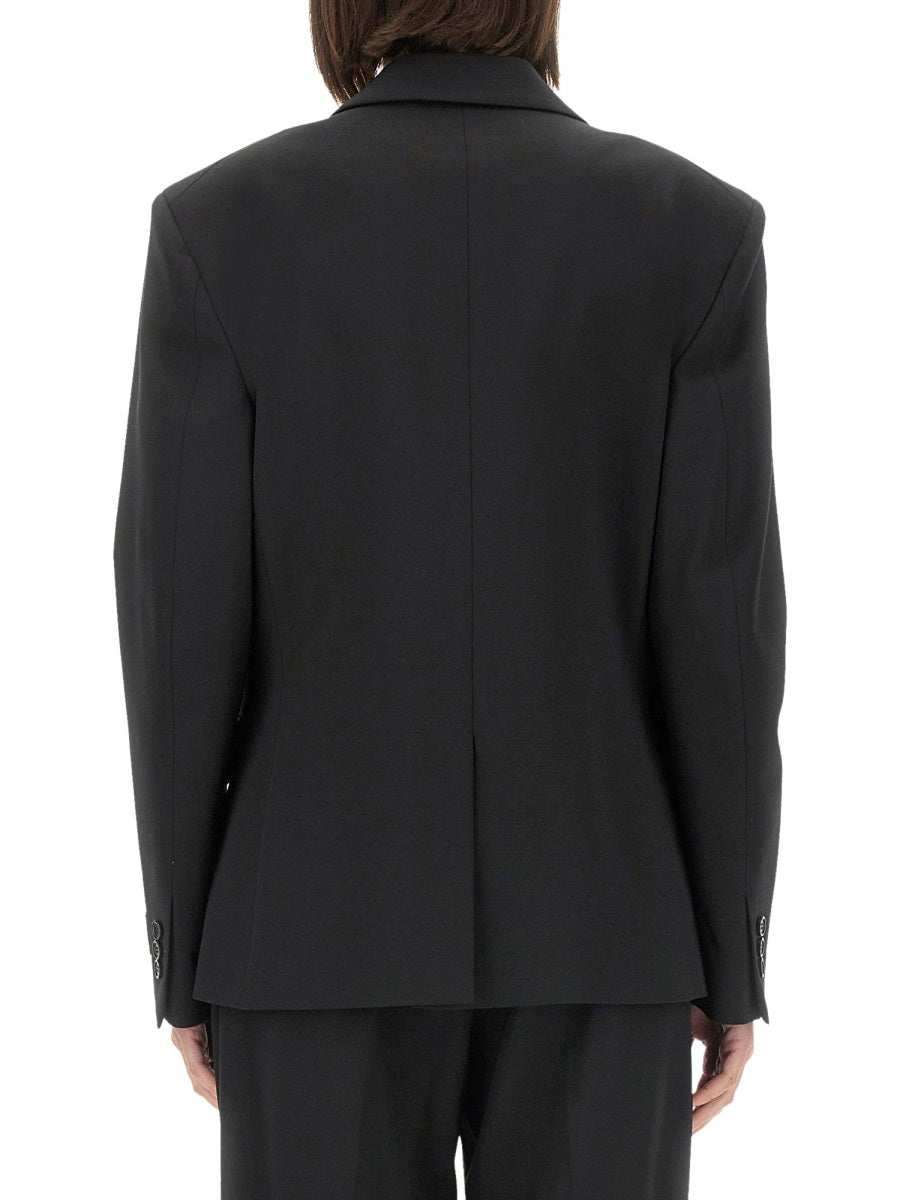 Jacket With Zip Black Polyester