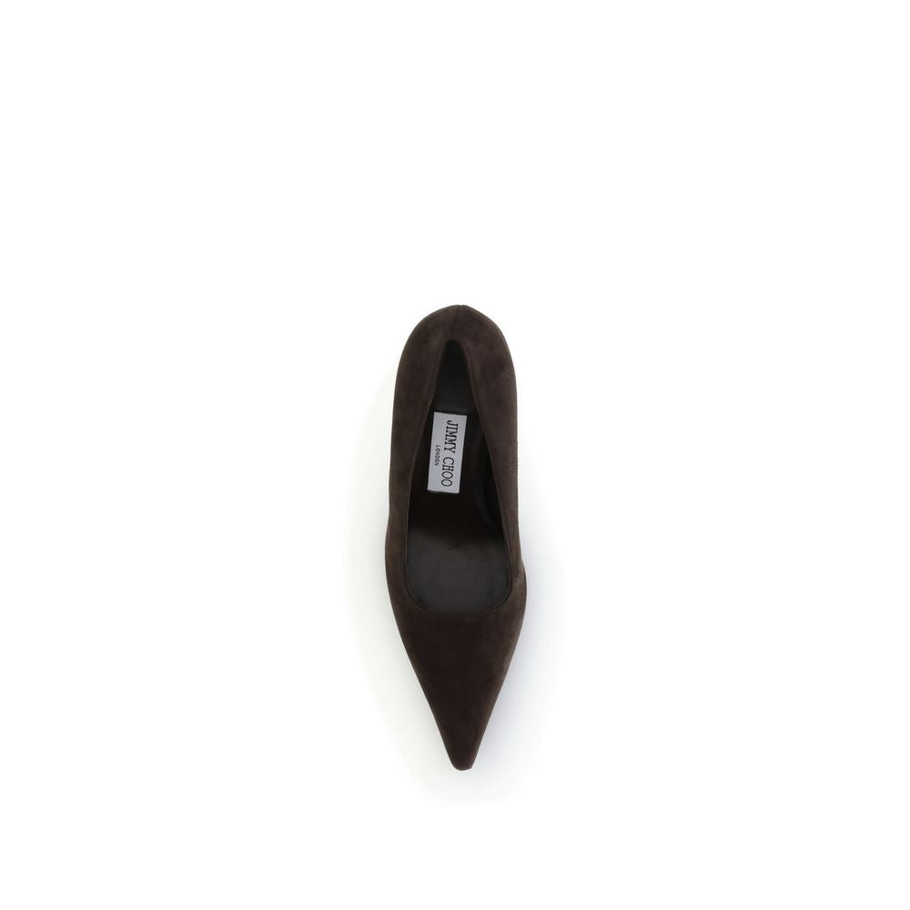 Jimmy Choo UPPER 100% Leather SOLE 100% Leather pump in brown — view 4