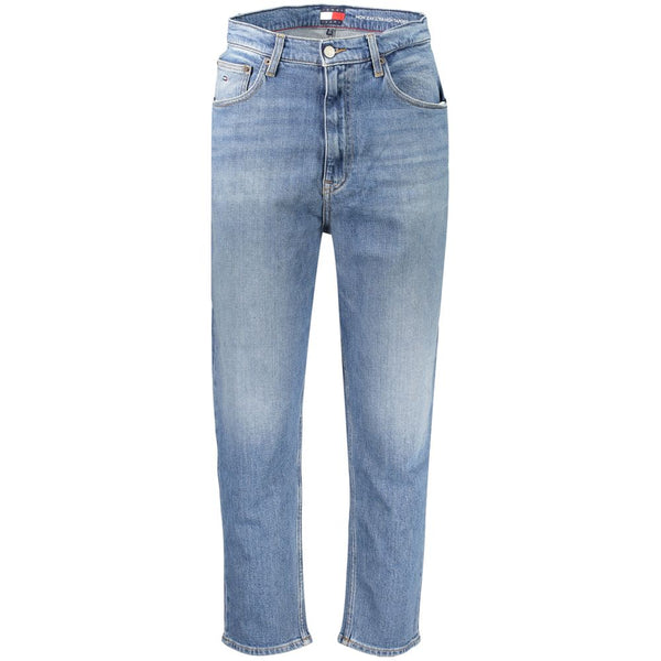 Blue Cotton Womens Jeans Clothing