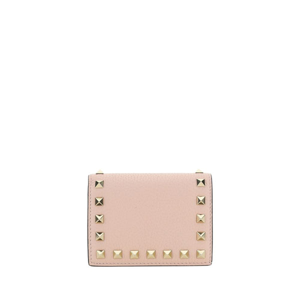 Valentino Garavani 100% Calf Leather Bos Taurus wallet in pink