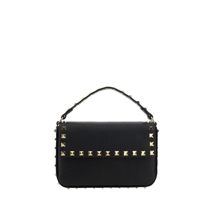 Valentino Garavani 100% Calf Leather Bos Taurus shoulder bag in black