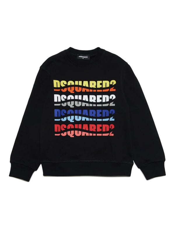 Sweatshirt Black Cotton Sweatshirts