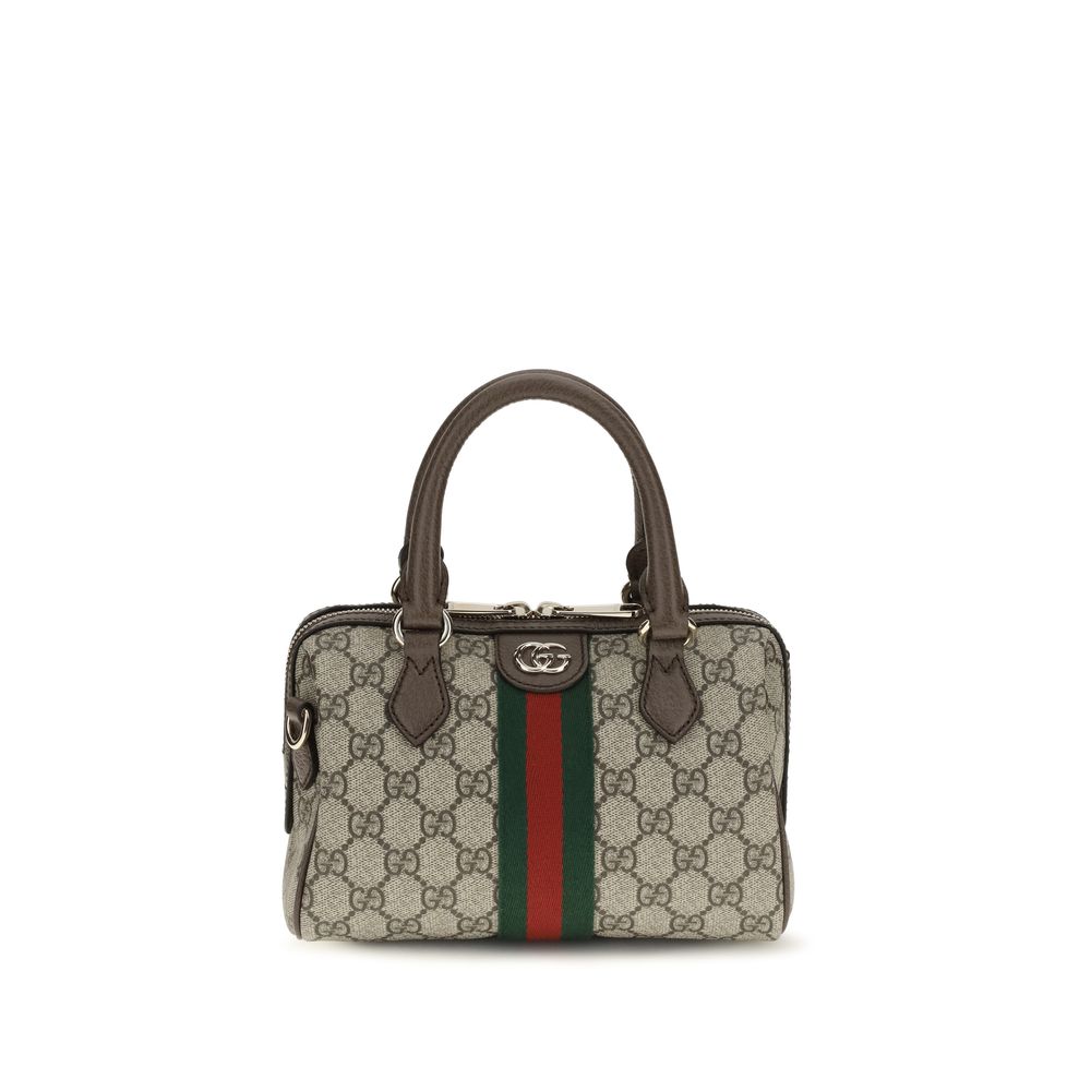 Brown Fabric Handbag Bag