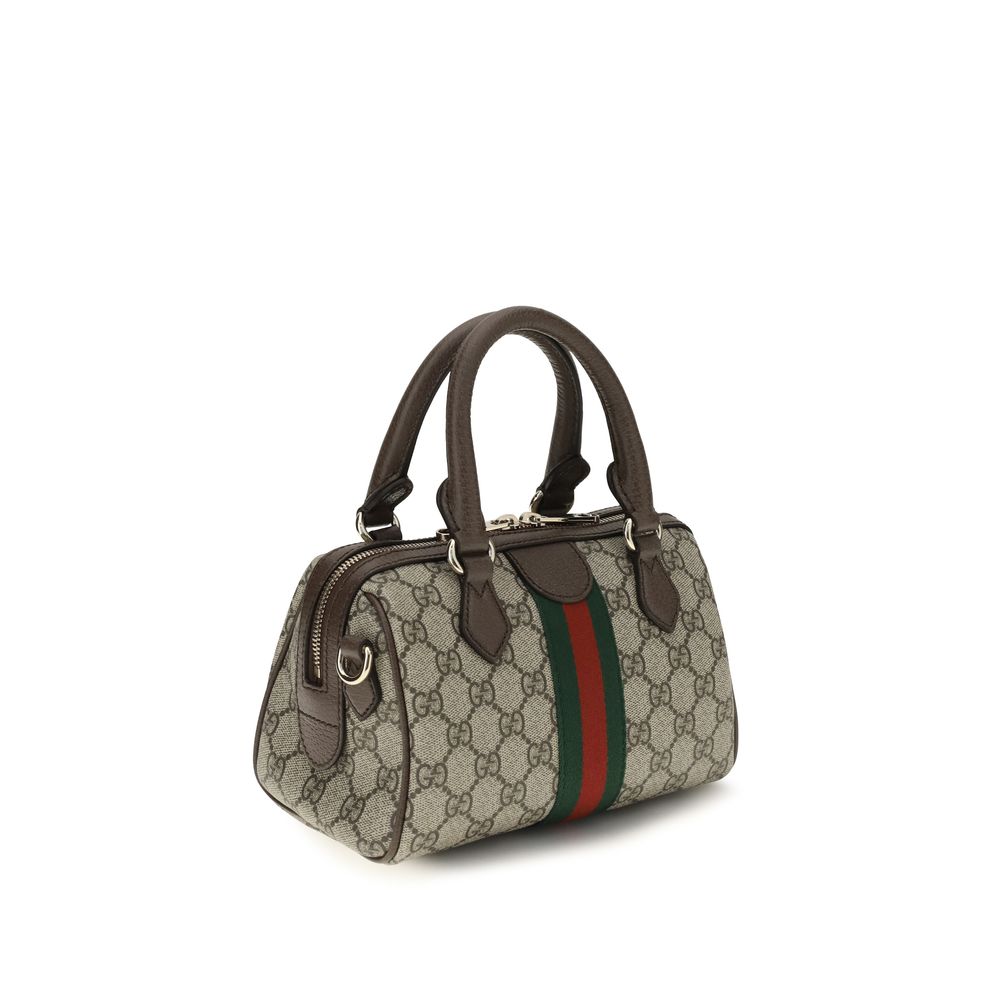 Brown Fabric Handbag Bag