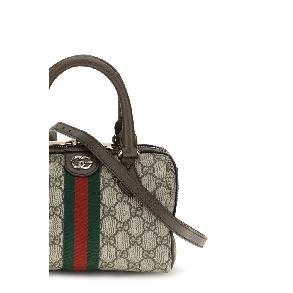 Brown Fabric Handbag Bag