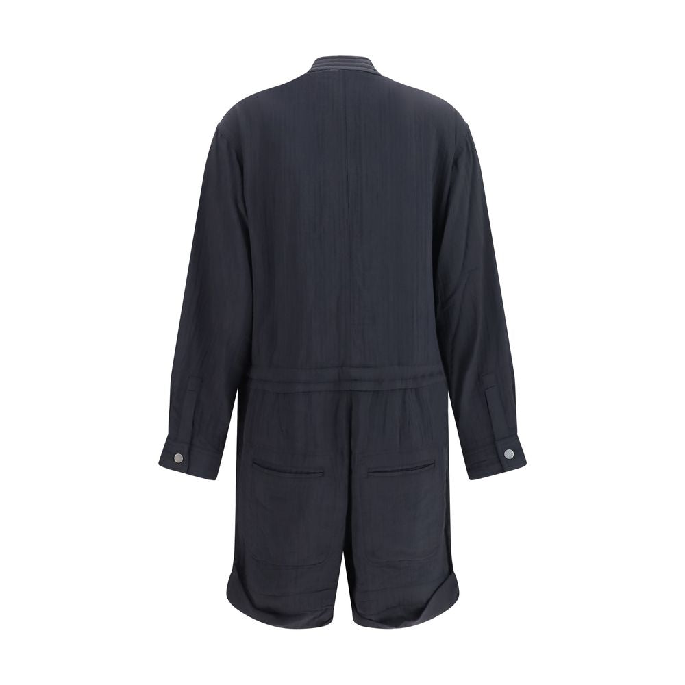Marant Etoile 48% Viscose jumpsuit in black — view 2