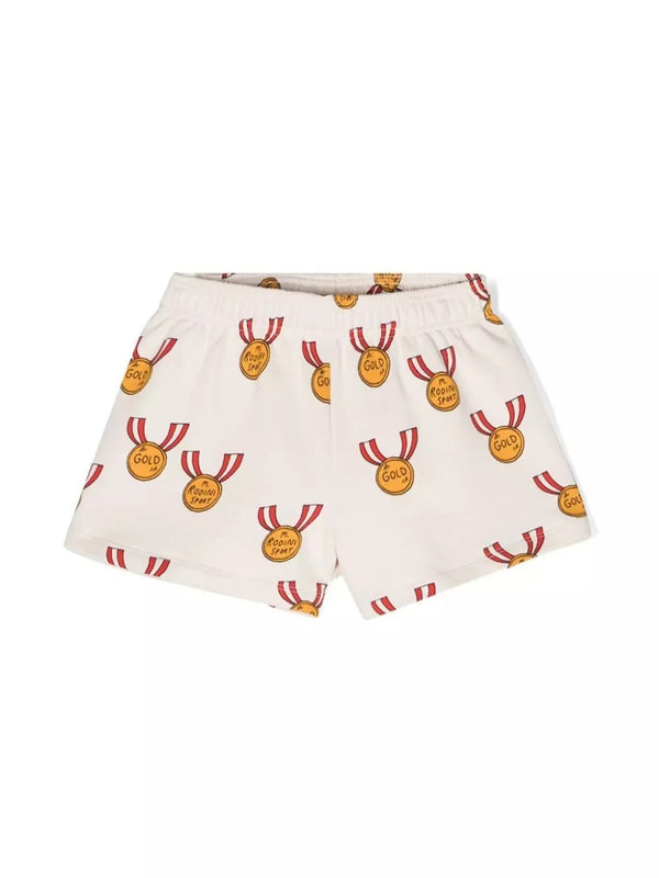 Sweatshorts Medals Aop Organic Cotton Grey Short