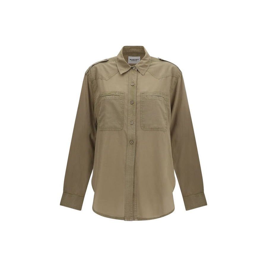 Marant Etoile 100% Cotton shirt in beige