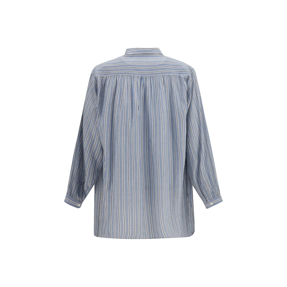 Marant Etoile 100% Cotton blouse in blue — view 2