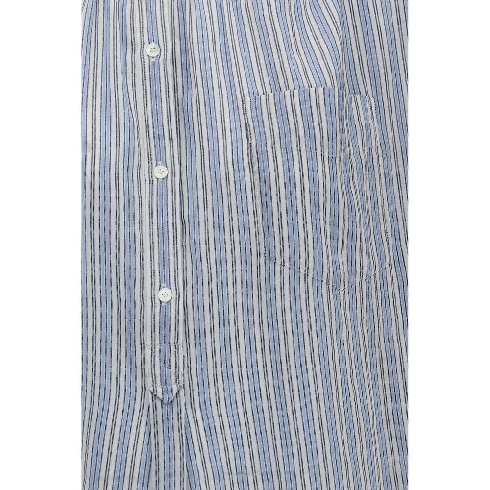 Marant Etoile 100% Cotton blouse in blue — view 3