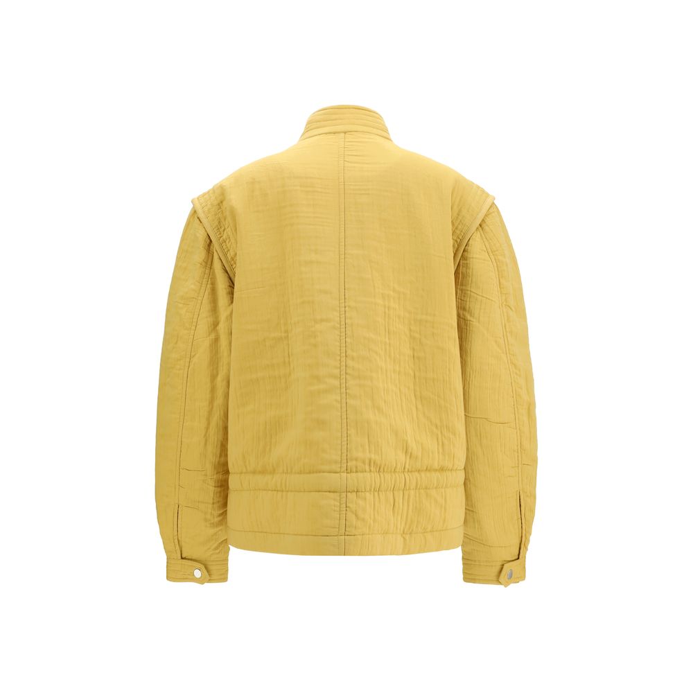 Marant Etoile 48% Modal jacket in yellow — view 2