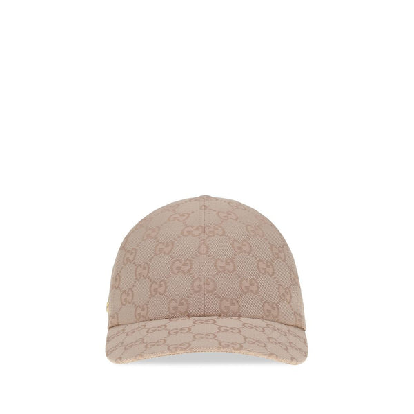 Gucci GU8618433HBAO6872BB 70% Cotton baseball cap in beige