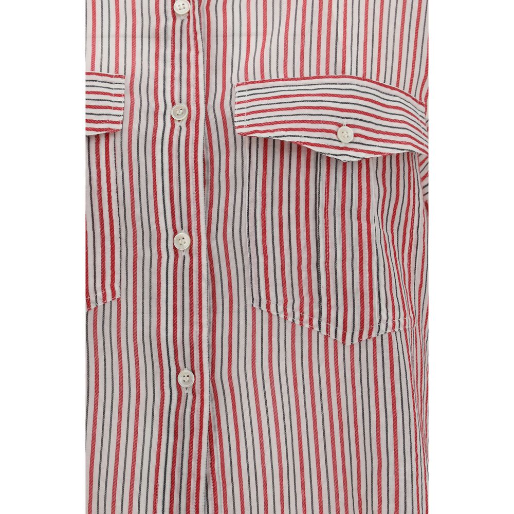 Marant Etoile 100% Cotton shirt in red — view 3