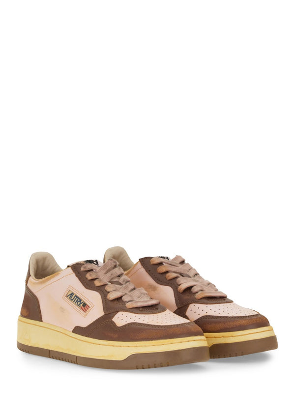 Super Vintage Sneaker Brown Cow Leather Trainers