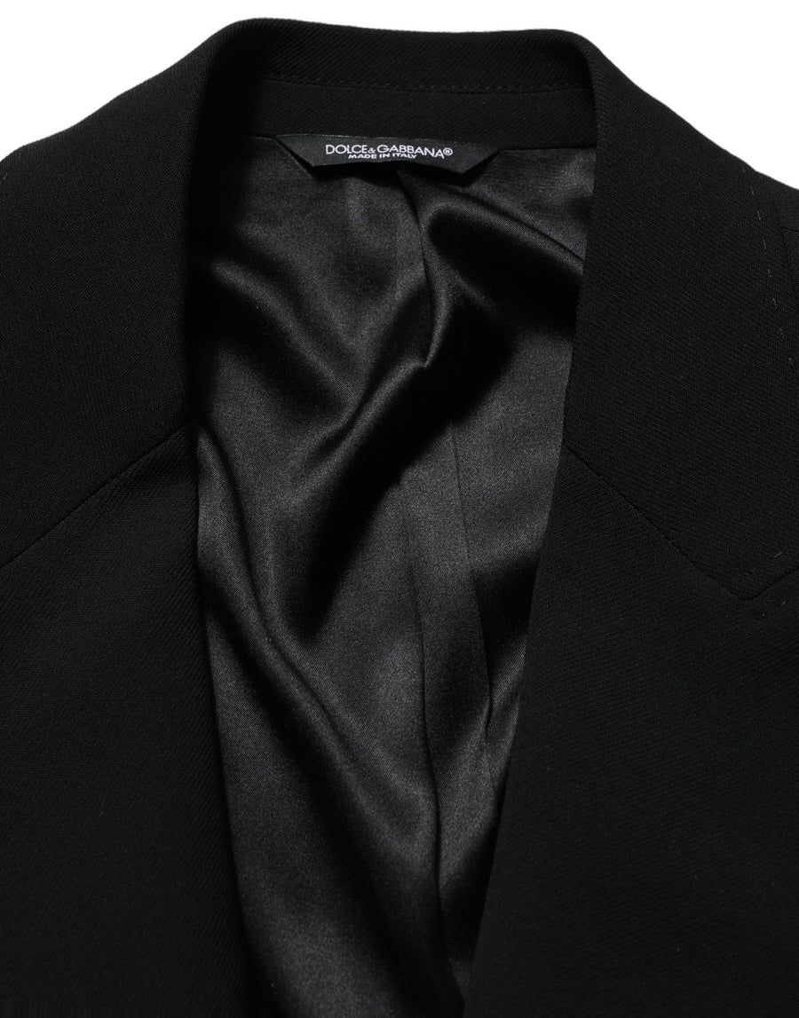 Dolce & Gabbana 100% Virgin Wool (body) blazer in black