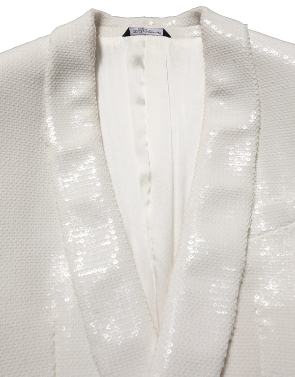 Dolce & Gabbana 50% Viscose 50% Polyester blazer in white