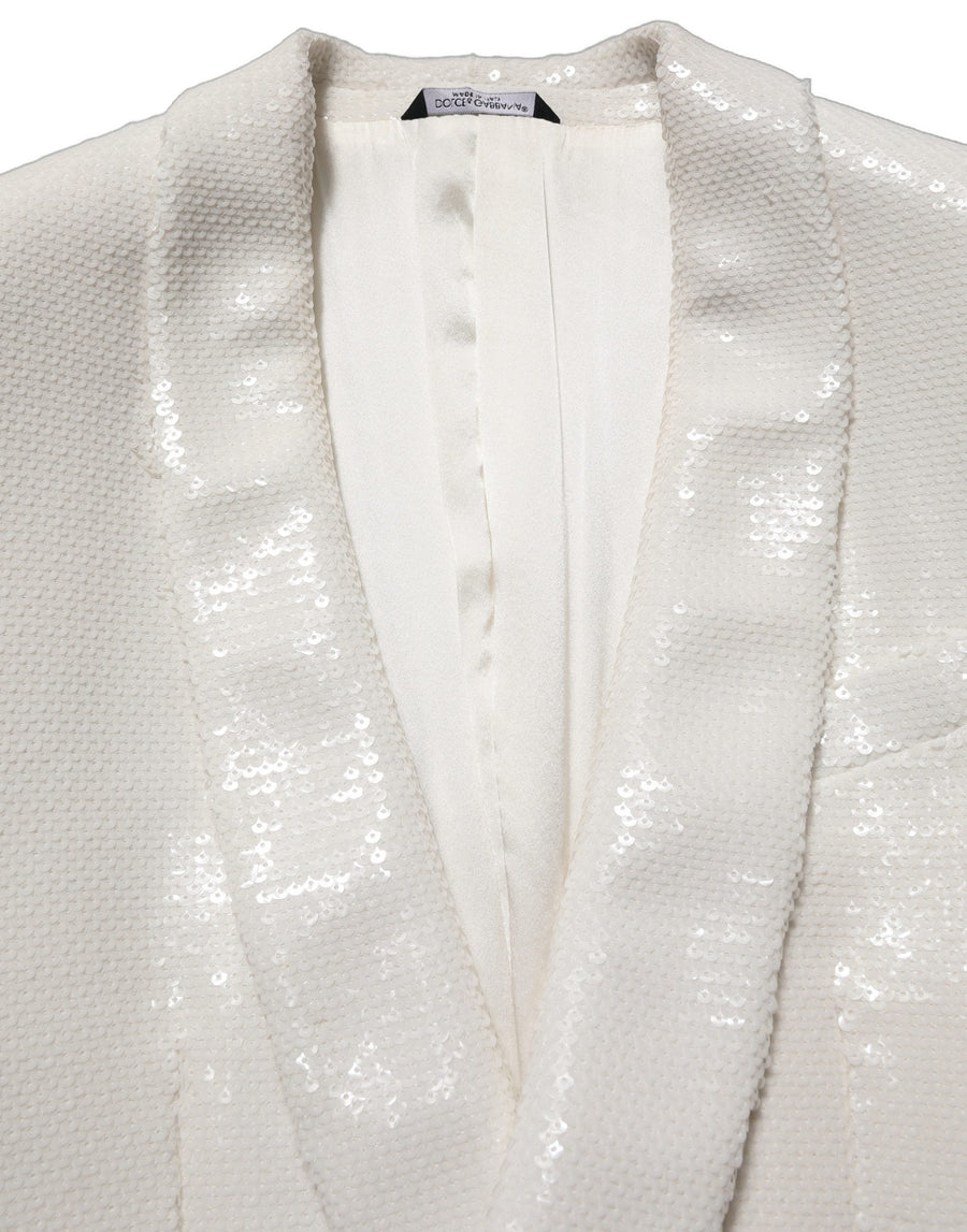 Dolce & Gabbana 50% Viscose 50% Polyester blazer in white