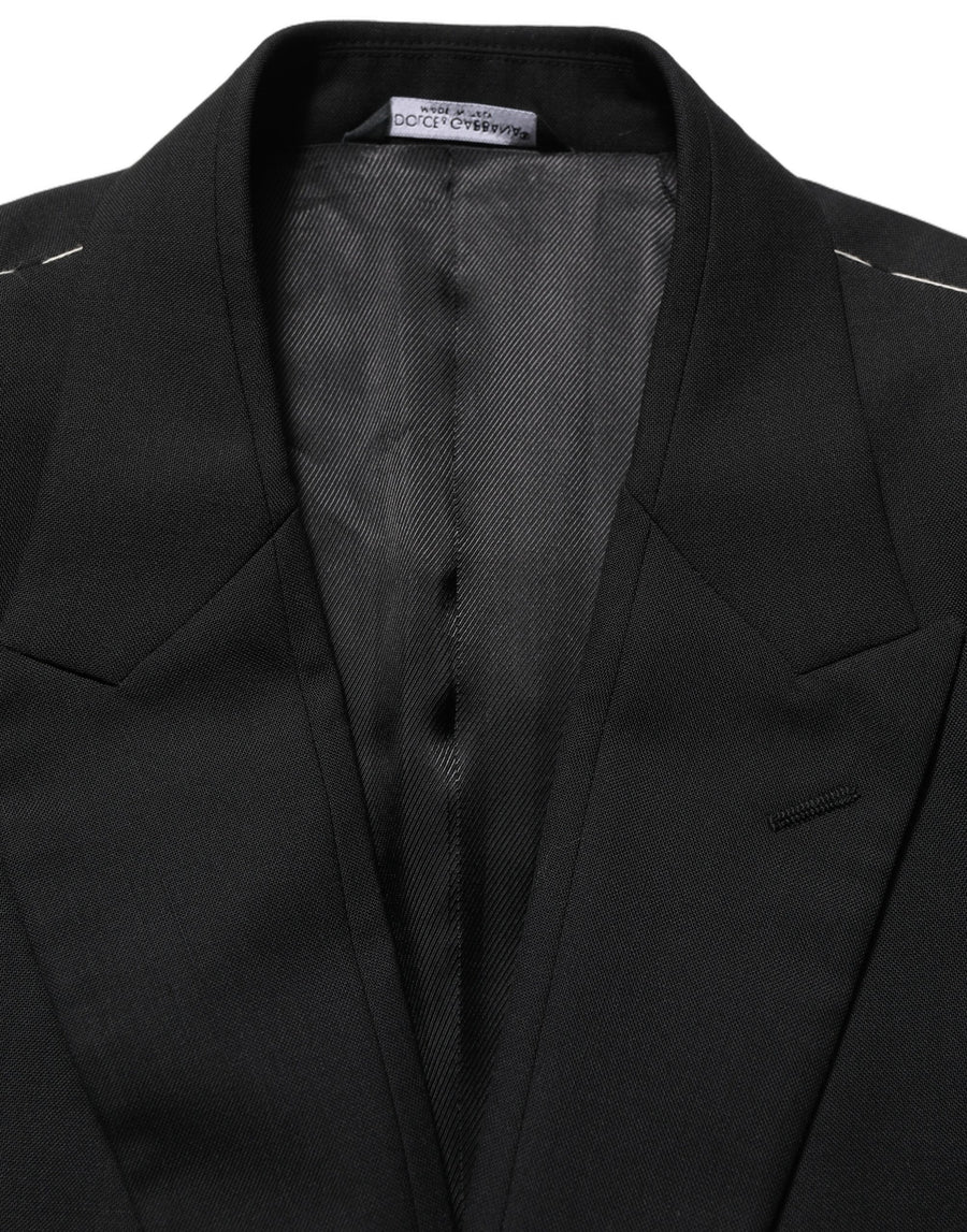 Dolce & Gabbana 100% Virgin Wool; Lining: 70% Viscose 30% Cupro blazer in black